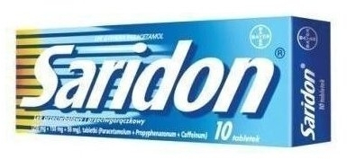 Saridon 10 tabletek