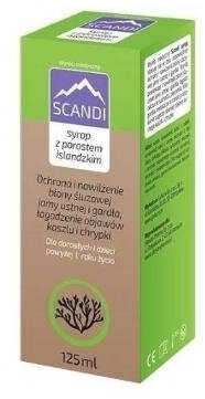 Scandi Syrop z porostem islandzkim 125 ml