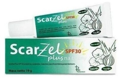 Scarżel plus na blizny SPF30 krem-żel 19 g