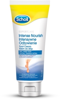 Scholl Expert Care Intensywne Odżywienie Krem do stóp nawilżający 75 ml