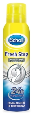Scholl Fresh Step Antyperspirant do stóp spray neutralizujący zapach 150 ml