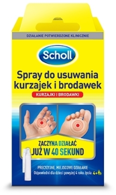 Scholl Spray do usuwania kurzajek i brodawek 80 ml
