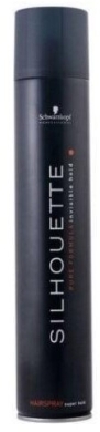 Schwarzkopf Silhouette bardzo mocny lakier czarny 750 ml
