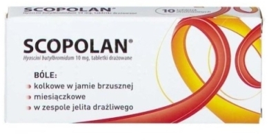 Scopolan 10 mg 10 drażetek