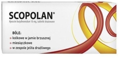 Scopolan 10 mg 30 drażetek