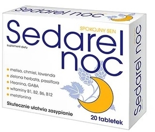 Sedarel Noc 20 tabletek