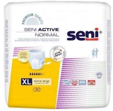 Seni Active Normal Extra Large Majtki Chłonne 30 sztuk