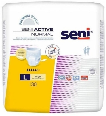Seni Active Normal Large Majtki Chłonne 30 sztuk