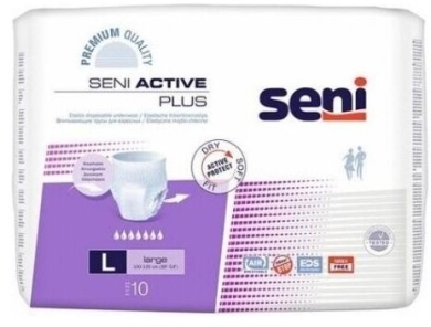 Seni Active Plus Majtki chłonne L 10 sztuk
