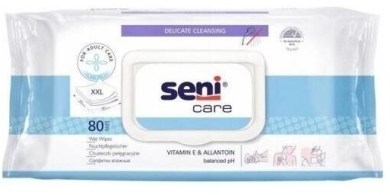 Seni Care Chusteczki Pielęgnacyjne Nasączane XXL 80 szt.