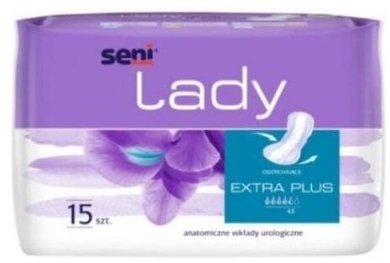 Seni Lady Extra Plus Pieluchy anatomiczne 15 sztuk