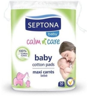 Septona Baby Płatki Kosmetyczne Dla Niemowląt 50szt.