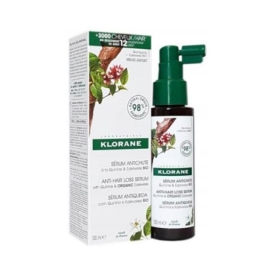 Serum Przeciw wypadaniu włosów z Chininą i organiczną szarotką 100 ml