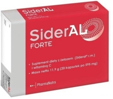 Sideral Forte 20 kapsułek