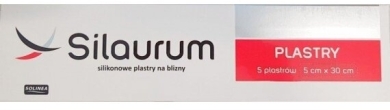 Silaurum silikonowe plastry 5 x 30 cm 5 sztuk