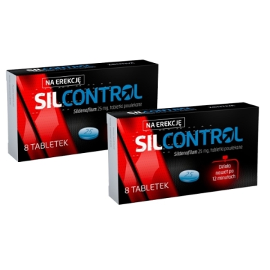 Silcontrol 25 mg 8 tabletek Wielopak x2