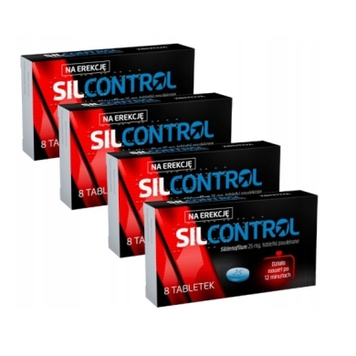 Silcontrol 25 mg 8 tabletek Wielopak x4