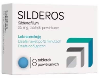 Silderos 25 mg 8 tabletek