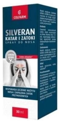 Silveran Katar i Zatoki spray do nosa 30ml