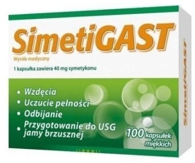 Simetigast 0,04 g 100 kapsułek