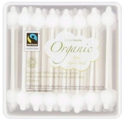 Simply Gentle Bezpieczne Patyczki Higieniczne Do Uszu Dla Dzieci 56 sztuk