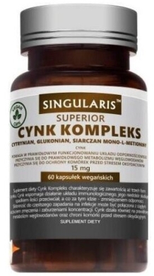 Singularis Cynk Kompleks 15mg 60 kapsułek