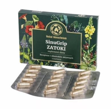 Sinugrip Zatoki 15 kapsułek
