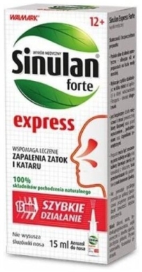 Sinulan Express Forte aereozol do nosa 15 ml