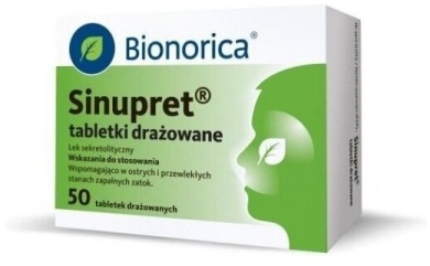 Sinupret 50 tabletek drażowanych