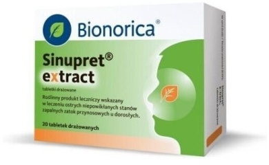 Sinupret extract 20 drażetek