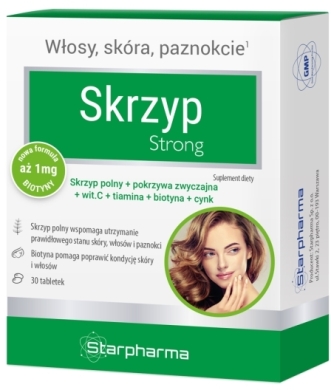 Skrzyp Strong nowa formuła 30 tabletki