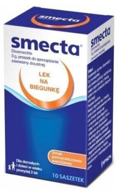 Smecta 10 saszetek lek na biegunkę