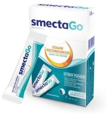 SmectaGo zawiesina doustna 12 saszetek