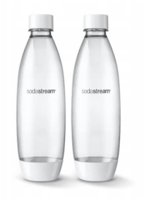 Soda Stream Fuse butelka biała 1L 2 sztuki