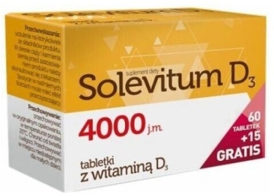 Solevitum D3 4000 75 tabletek