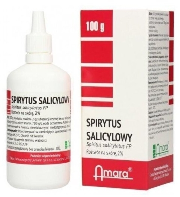 Spirytus salicylowy 2% roztwór na skórę 100g