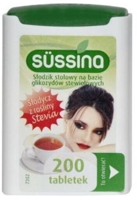 Stevia Sussina słodzik 200 tabletek