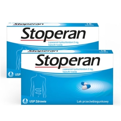 Stoperan Zestaw: 2 x 18 kapsułek