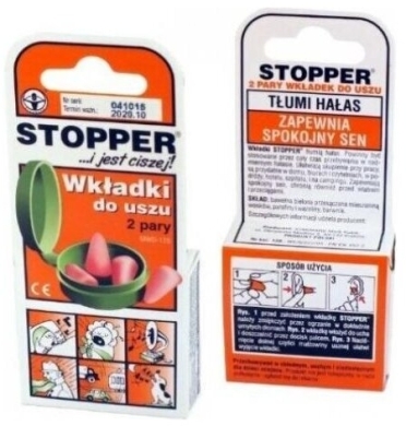 Stopper 120 tłum.do uszu pudeł.(2 pary)