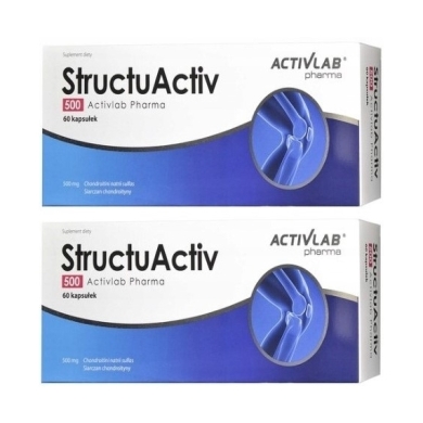StructuActiv 500 Activlab Chondroityna 60 kapsułek Wielopak x2