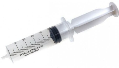 Strzykawka 60 ml trzyczęściowa z końcówką do cewnika 1 sztuka