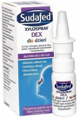 Sudafed Xylospray DEX dla dzieci aerozol do nosa 10 ml