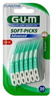 Sunstar GUM Soft-Picks Advanced 650 Regular Czyściki 30 sztuk