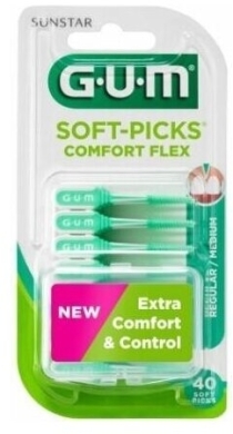 Sunstar GUM Soft-Picks Comfort Flex 40 sztuk