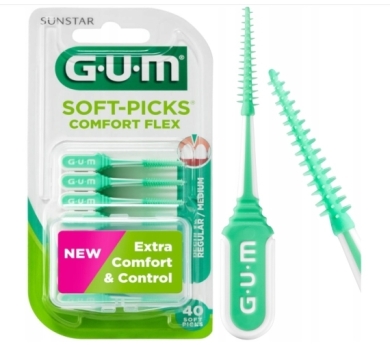 Sunstar GUM Soft-Picks X-Large Czyściki 40 sztuk