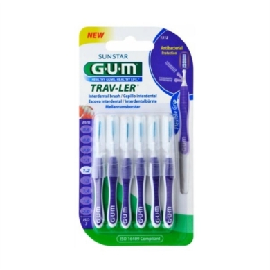 Sunstar GUM Trav-Ler Szczoteczka międzyzębowa 1,2mm 6 sztuk