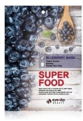 SuperFood Blueberry Borówka Maseczka w Płacie 23 ml