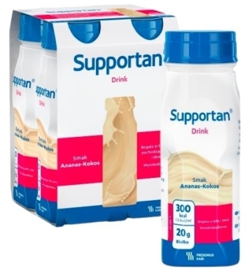 Supportan DRINK o smaku Kokos Ananas 4 x 200 ml
