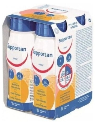 Supportan Drink o smaku owoców tropikalnych 4 x 200 ml