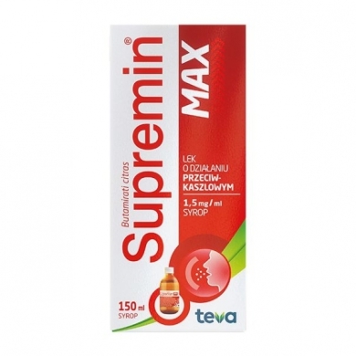 Supremin MAX syrop 1,5 mg/ml 150 ml